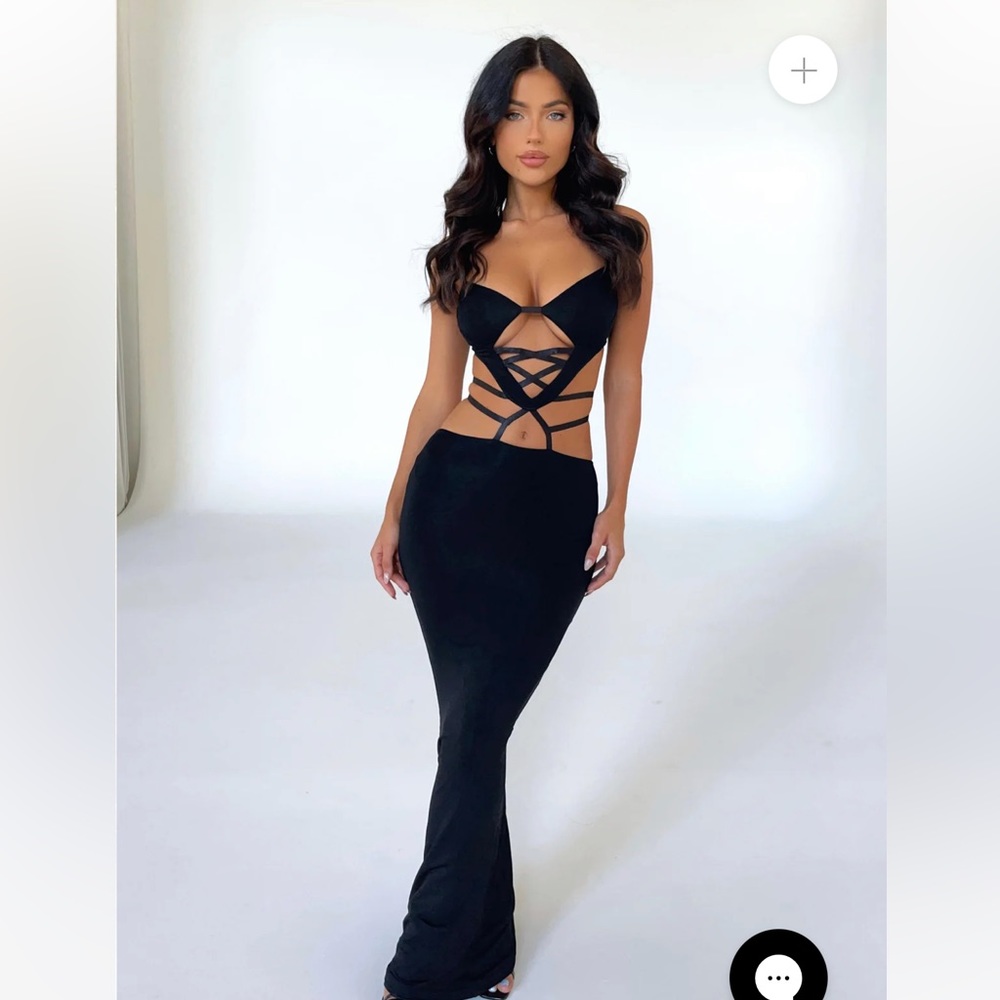 Outcast: AZARA MAXI DRESS BLACK - OUTCAST EXCLUSIVES